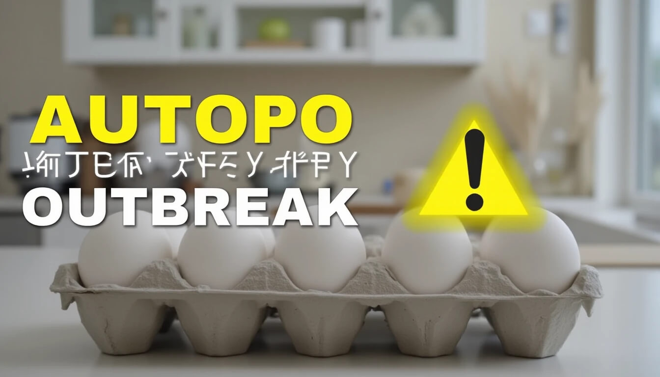 A salmonella outbreak linked to contaminated eggs