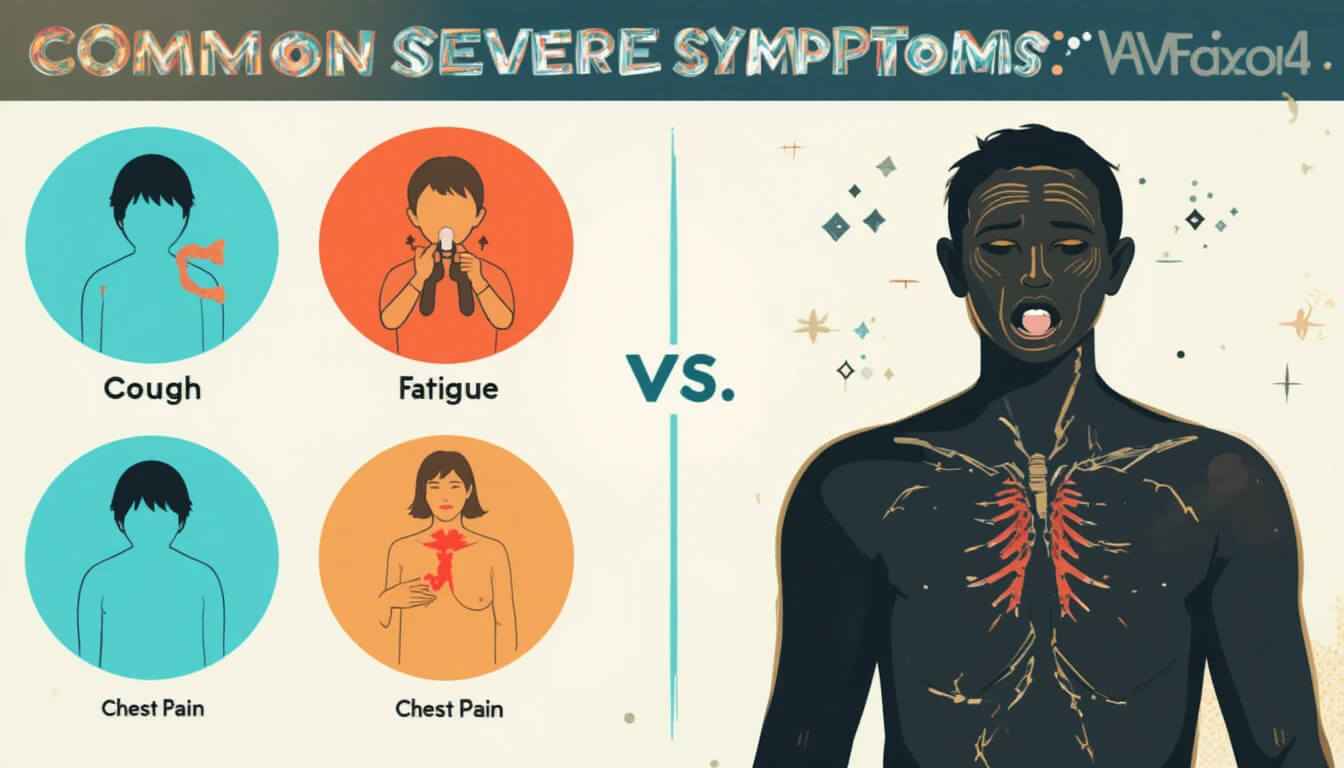 Infographic showing the common symptoms of valley fever.